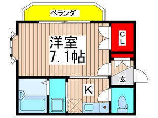 ストークハイツ新検見川の物件間取画像